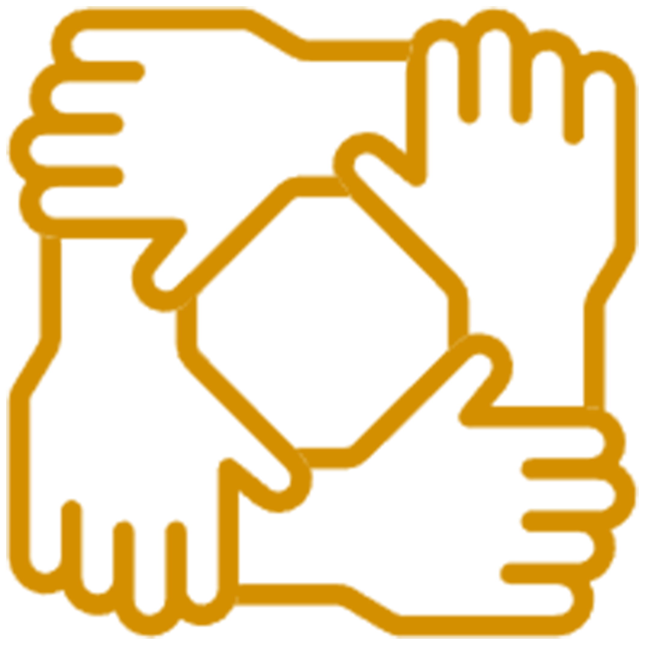 Community Centre hand